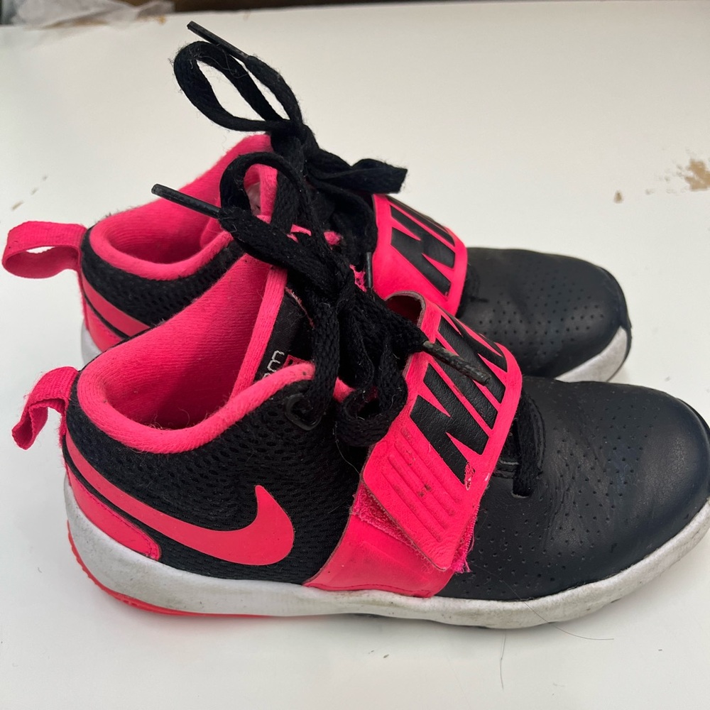 Nike black with pink